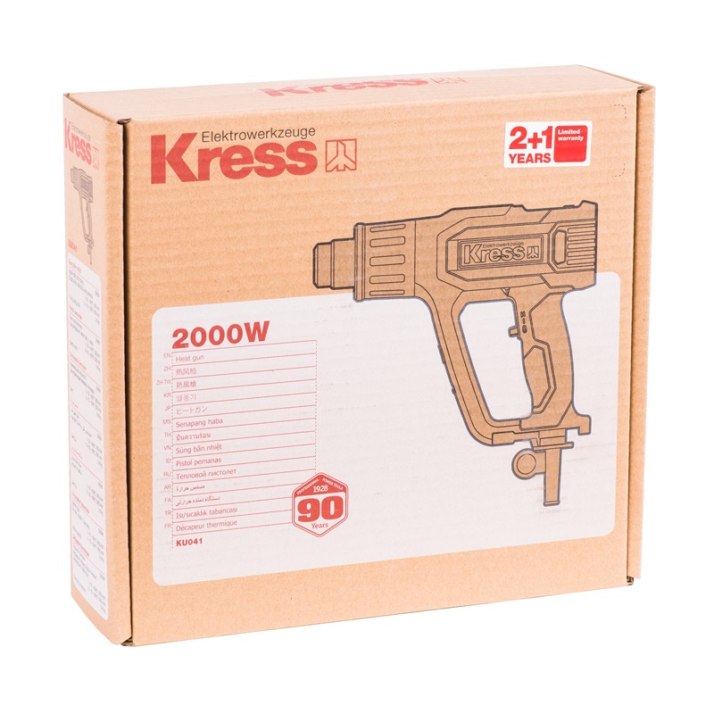 Фен технический Kress KU041 (2 квт, поток 300-500 л/мин) в Угличе