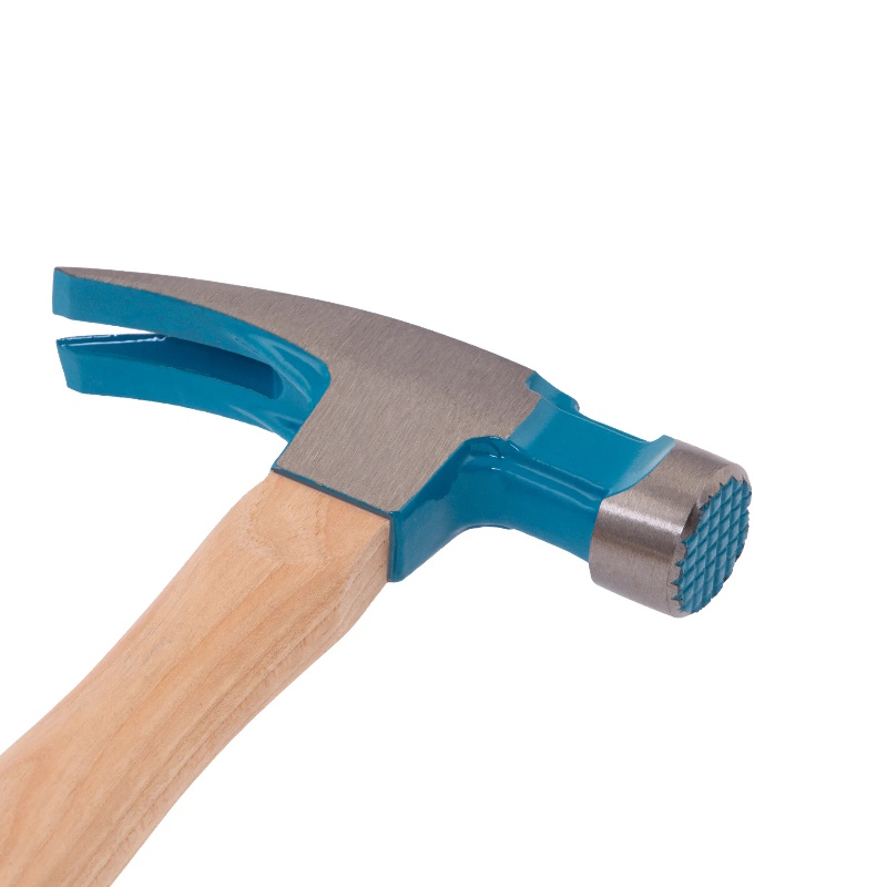 Молоток-гвоздодер Gross AMERICAN HICKORY 10413, 380 г, угол 75, магнит, обрезиненная рукоятка