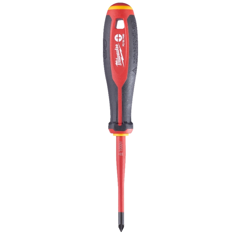 Отвертка диэлектрическая Milwaukee 4932478735, VDE, PZ/SL1 x80, трехгранная рукоятка в Муроме