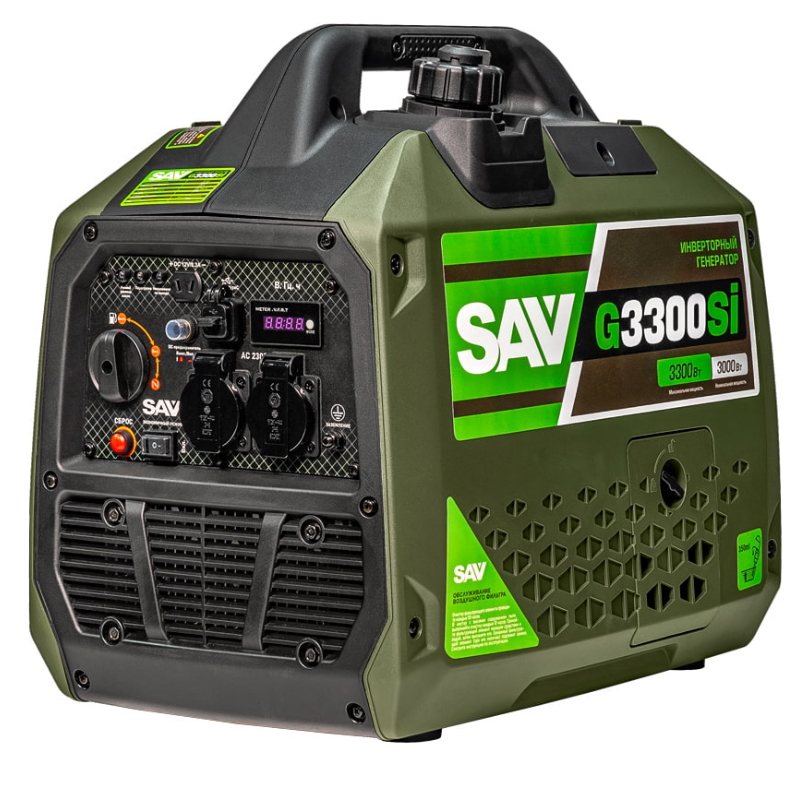 Бензогенератор инверторный SAV G3300Si 555557 в Кинешме
