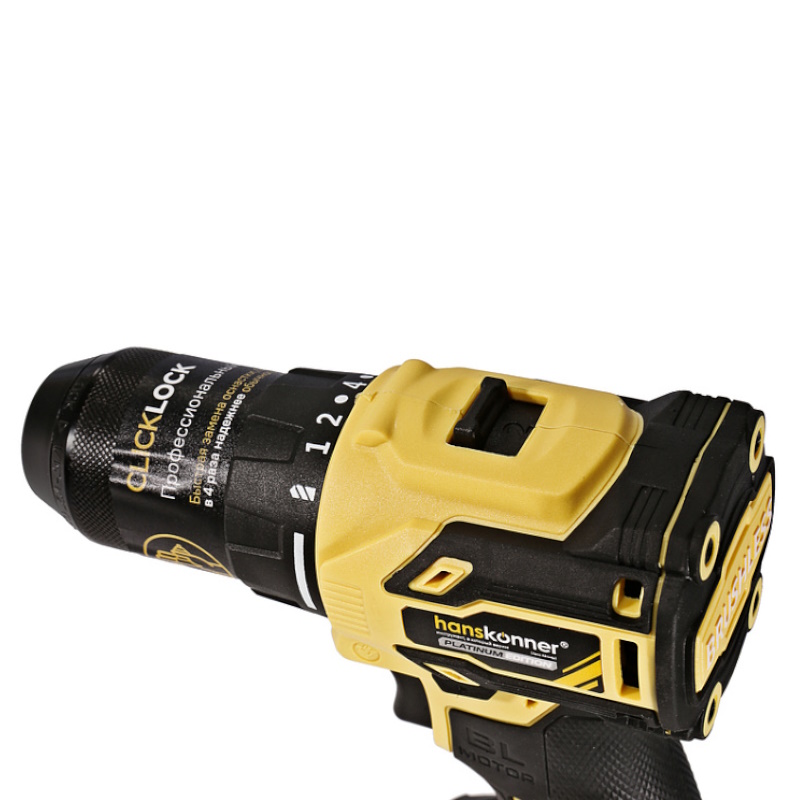 Дрель аккумуляторная Hanskonner HCD2065BL, б/щ 1BatterySystem в Коврове