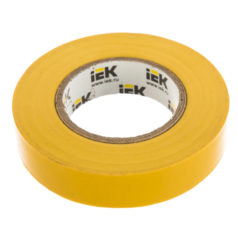Изолента IEK MIXTAPE 3 UIZ-13-10-K05, 0,13х15мм, желтая, 20м в Туле