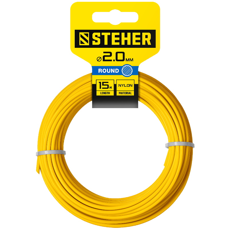Леска для триммера Steher 75001-2.0 круг, 2.0 мм, 15 м в Рыбинске