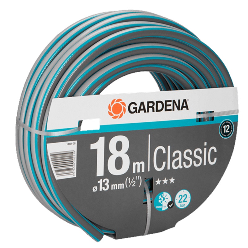 Шланг поливочный Gardena Classic 18001-2000000 (1/2", 18 м) в Туле