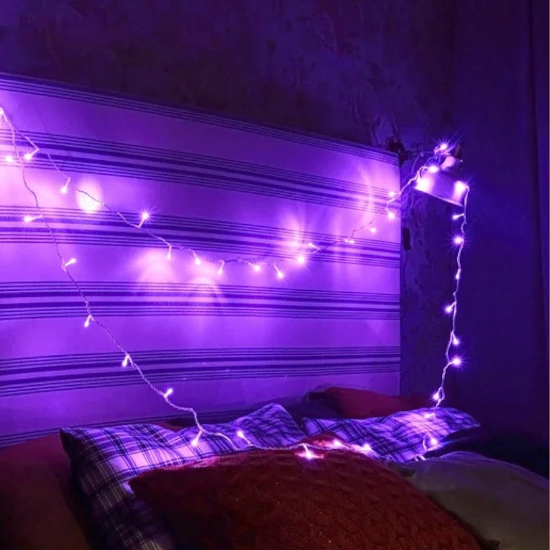 Гирлянда светодиодная Космос KOC_GIR50LED_V 476081, 50LED, провод 6.5м, 8 режимов в Череповце