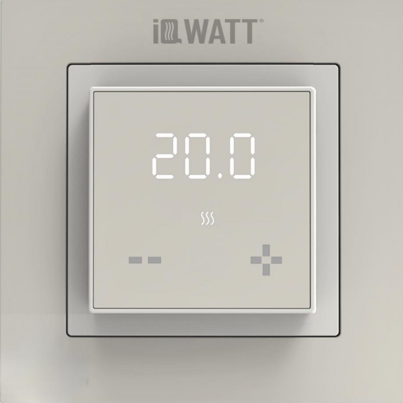 Термостат электронный Iqwatt IQ THERMOSTAT D 400423 (песочный)