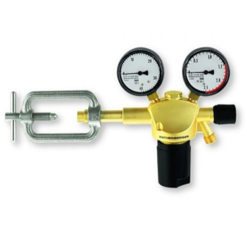 Редукционный клапан для перекрытия ацетиленового баллона с манометром Rothenberger 35794 19150₽