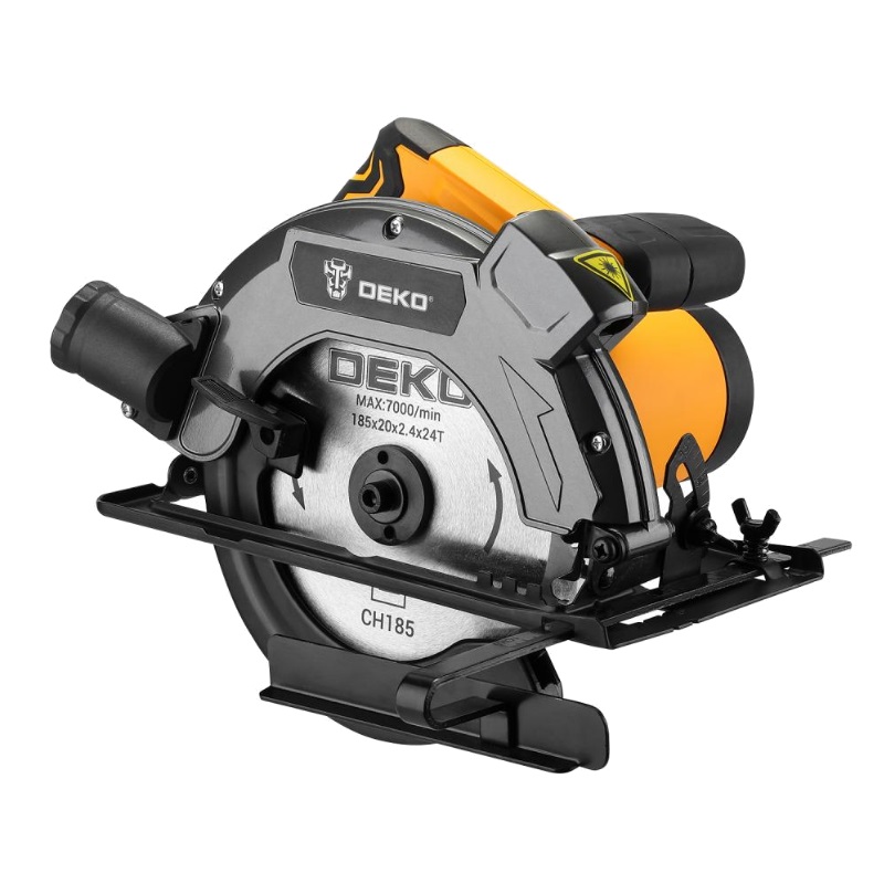 Дисковая (циркулярная) пила Deko DKCS1800 Laser 063-4192, диск 185 мм, лазерный указатель в Муроме