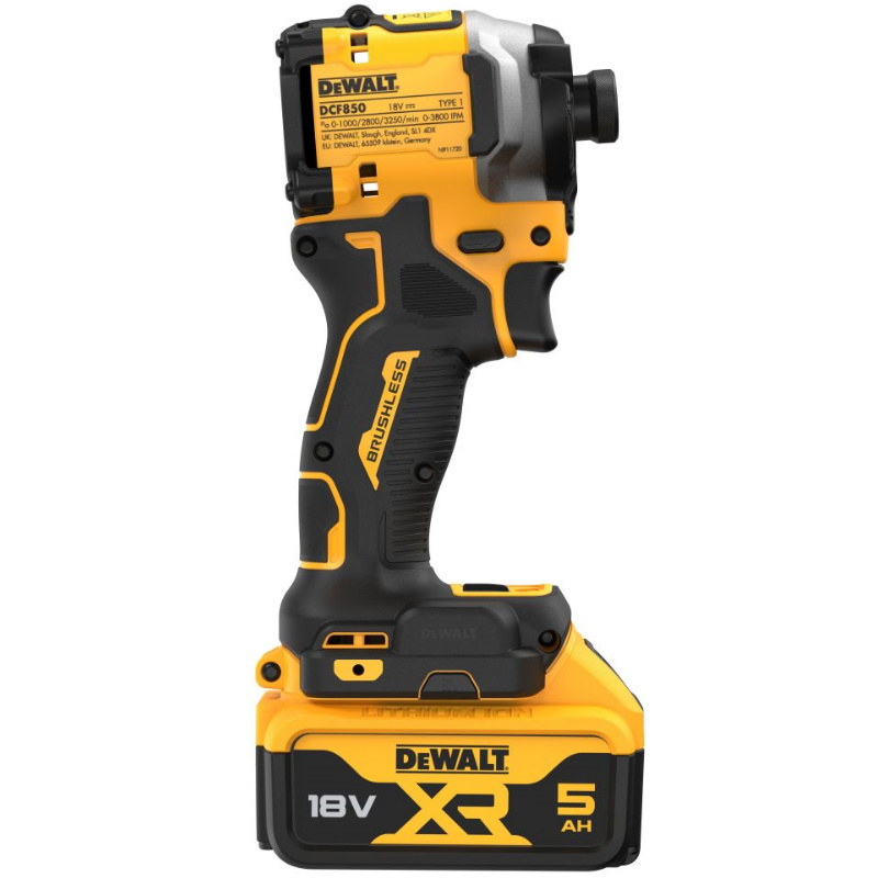 Импульсный винтоверт DeWalt DCF850P2T б./щет., бат. 18 В XR, 5А*ч, 205 H*м, 0-3800 уд./мин., кейс TSTAK в Твери