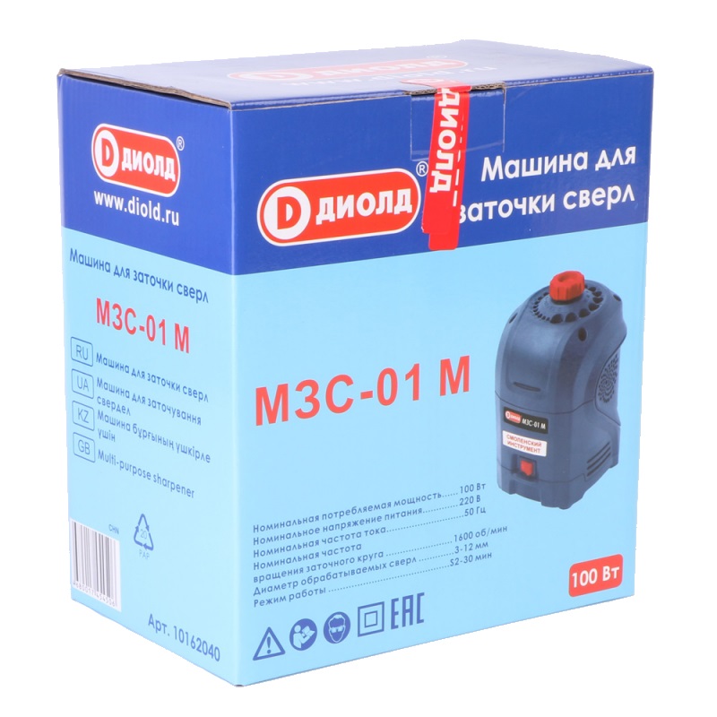 Машина для заточки сверл Диолд МЗС-01 М 10162040 в Кинешме