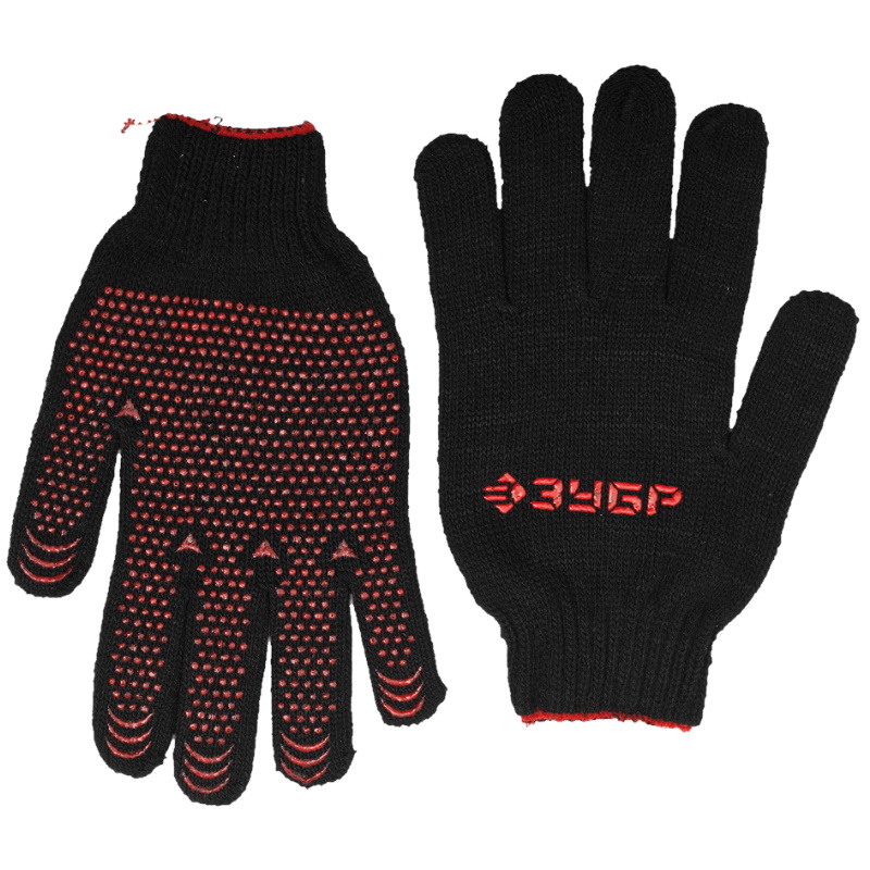 Перчатки утепленные Зубр "Мастер" 11462-XL размер с ПВХ (пара)