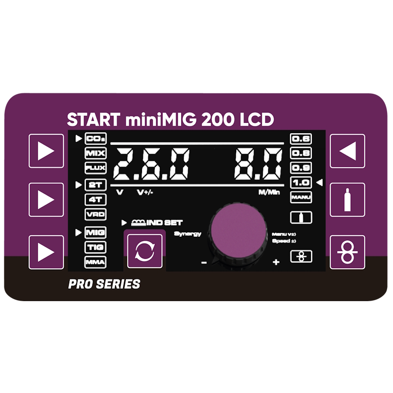 Сварочный полуавтомат Start miniMIG 200 LCD 2W202L