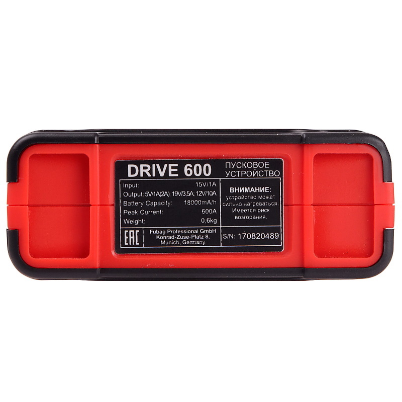 Пусковое устройство Fubag DRIVE 600, 18000 мАч во Владимире