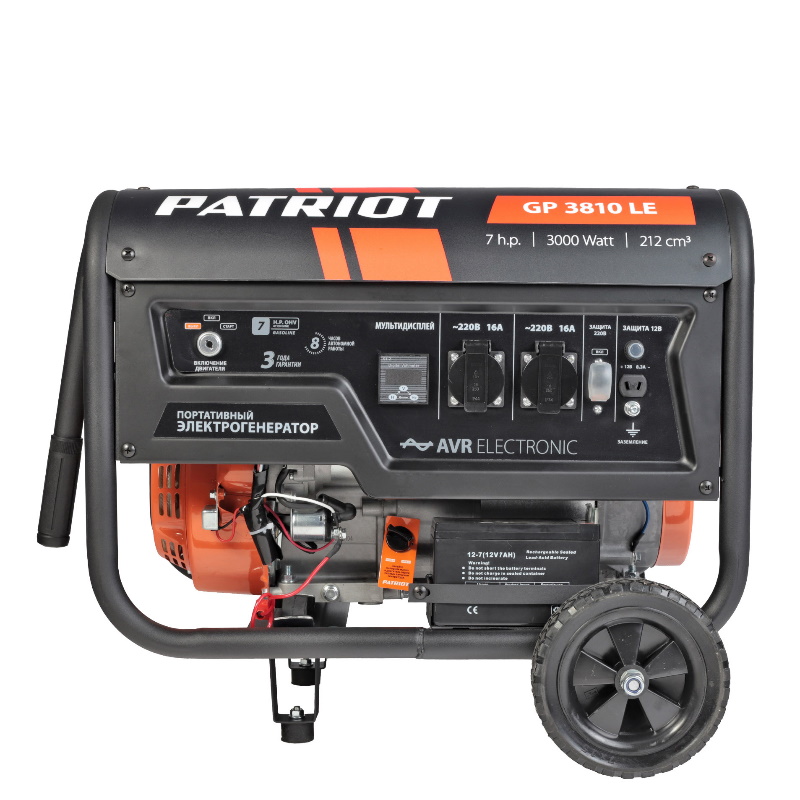 Генератор бензиновый Patriot GP 3810 LE 474101550