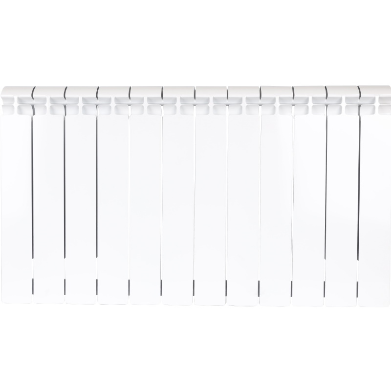 Радиатор Stout ALPHA 500 SRB-2310-050012, 12 секций, биметаллический, белый RAL 9016