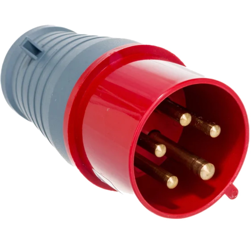 Вилка переносная IEK ССИ-025 PSR02-032-5, 32А-6ч, 380 В, 3P+PE+N, IP44  в Череповце