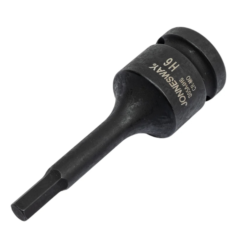 Насадка торцевая ударная шестигранная Jonnesway S05A4H6 048056, 1/2DR", H6, 78 мм в Коврове