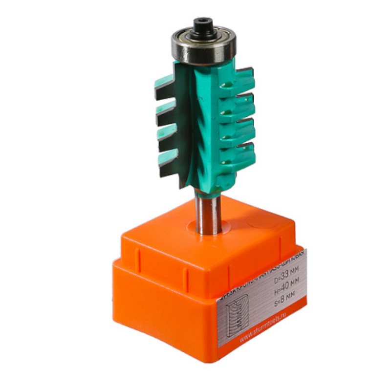 Фреза кромочная пазо-шиповая Sturm RB19-084033 33x40x86 мм хвостовик 8мм 1949₽