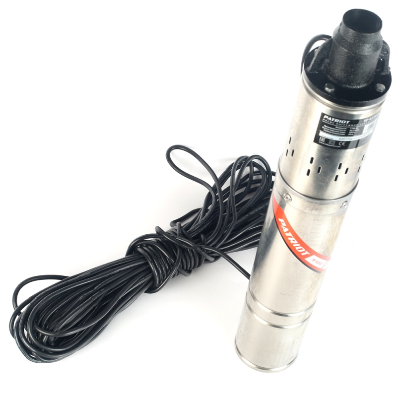 Насос скважинный Patriot SP 4250 S 315302462 (винтовой тип, 1100 Вт, 2520 л/час, подъем - 100 м, кабель 26 м.)