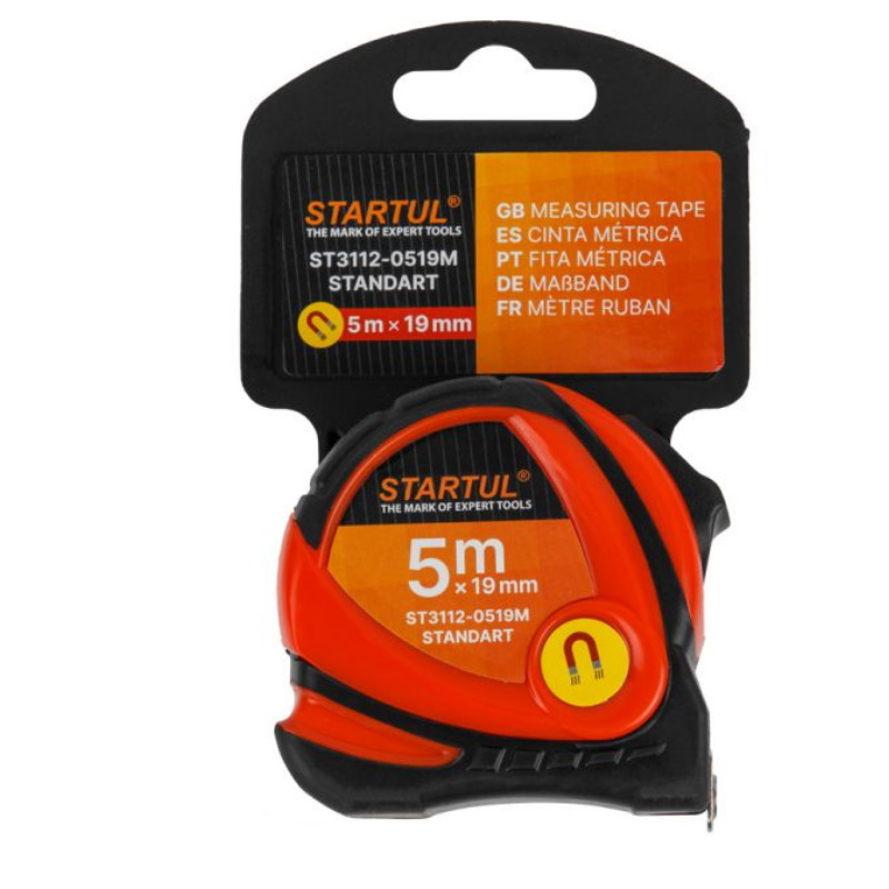 Рулетка Startul STANDART (ST3112-0519M) ST3112-0519M, 5м/19мм  в Ярославле