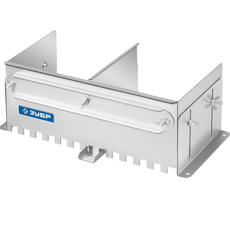Раздвижная гребенка для плитки Зубр Профессионал 08045-12, зуб 12*12 мм, до 600 мм, оцинкованная сталь