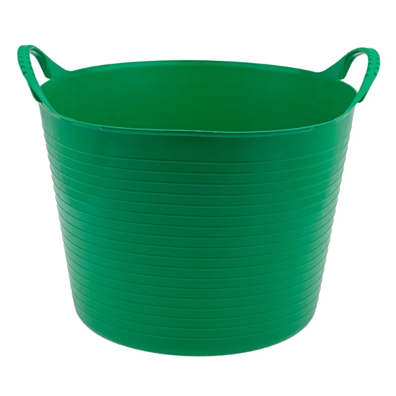 Ведро Сибртех 67506, гибкое, сверхпрочное, 40 л, зеленое