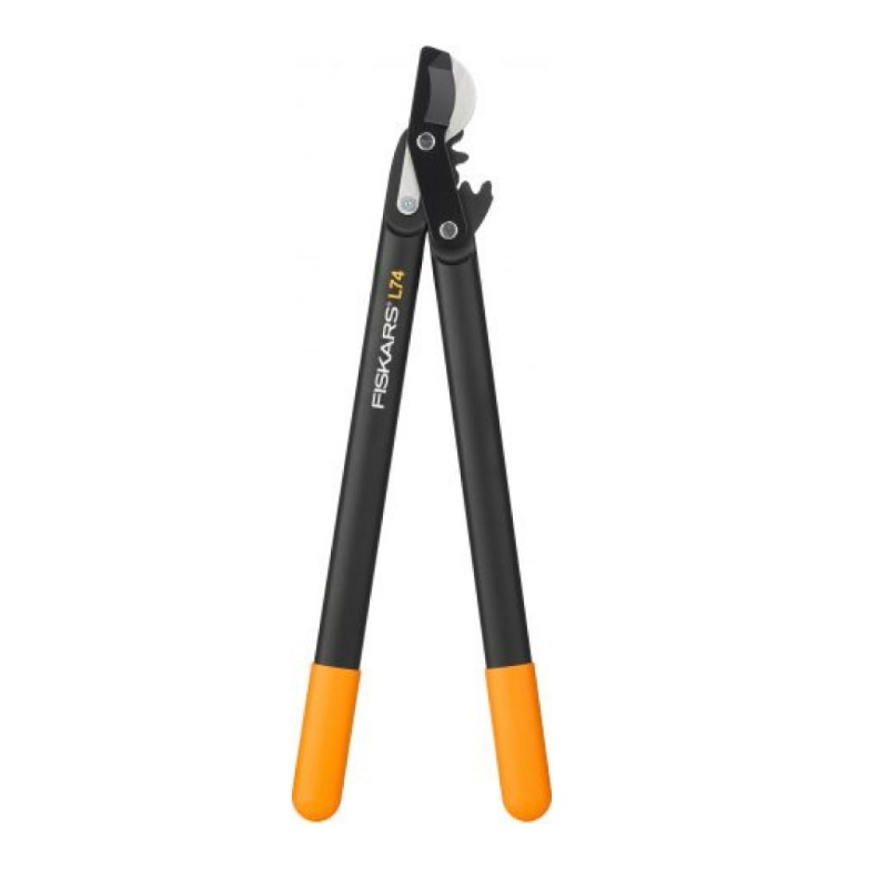 Сучкорез плоскостной с загнутыми лезвиями средний Fiskars L74 PowerGear 1000582