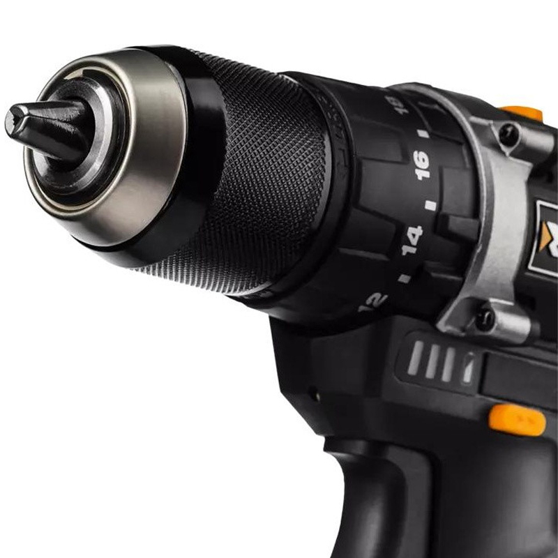 Дрель-шуруповерт Runtec PRO RT-ID121 ударная аккумуляторная 13 мм,16В, 2*2Ач, 45Нм в Рыбинске