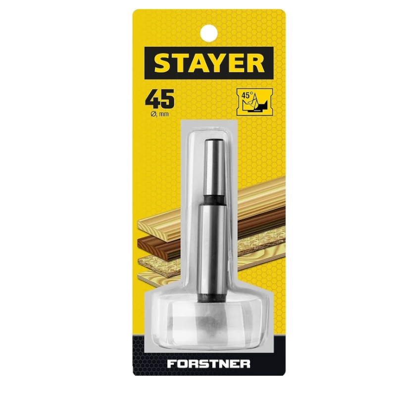 Сверло Форстнера Stayer Forstner 29985-45_z01 по дереву, d=45мм
