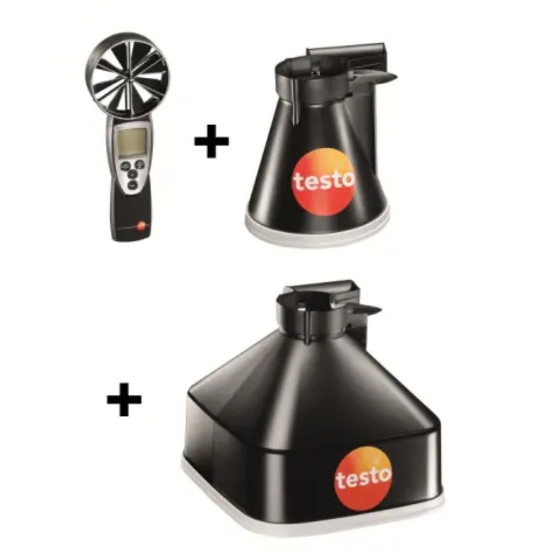 Комплект анемометр и набор воронок Testo 417 к0000027410 с поверкой 92410₽