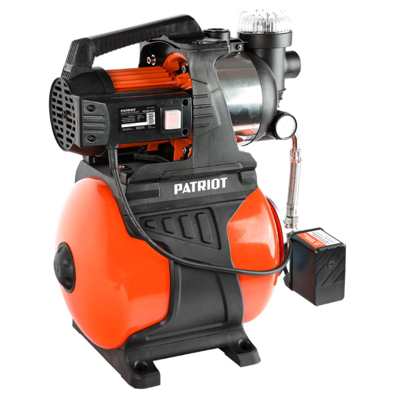 Насосная станция Patriot PW 1200-24 ST 315302629, насосная часть - пластик / нержавеющая сталь, мощность: 1200 Вт