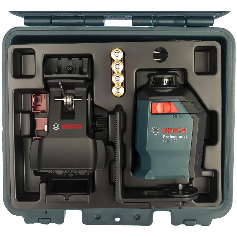 Лазерный нивелир Bosch Professional GLL 2-20 + BM 3 0.601.063.J00 в Переславле