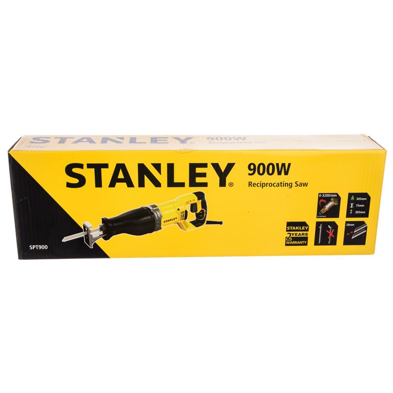 Сабельная пила Stanley SPT900 (макс толщина дерева 110 мм, металла 75 мм; мощность 900 вт, электрическая) во Владимире