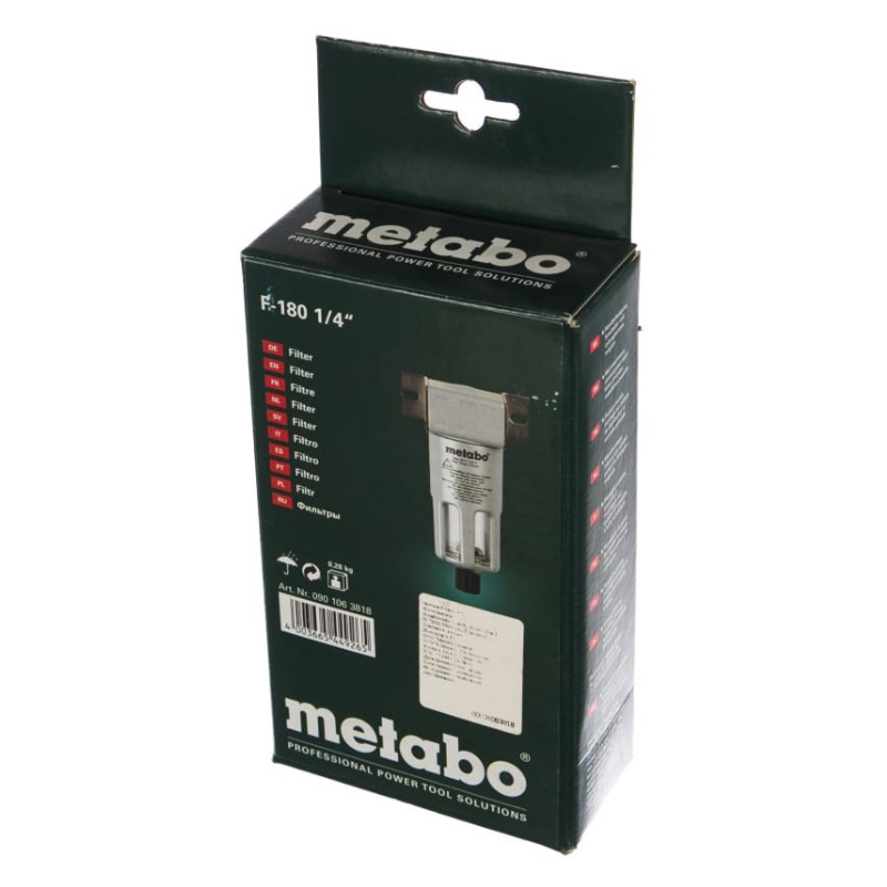 Фильтр Metabo F-180 1/4" Фильтр 0901063818 в Рыбинске