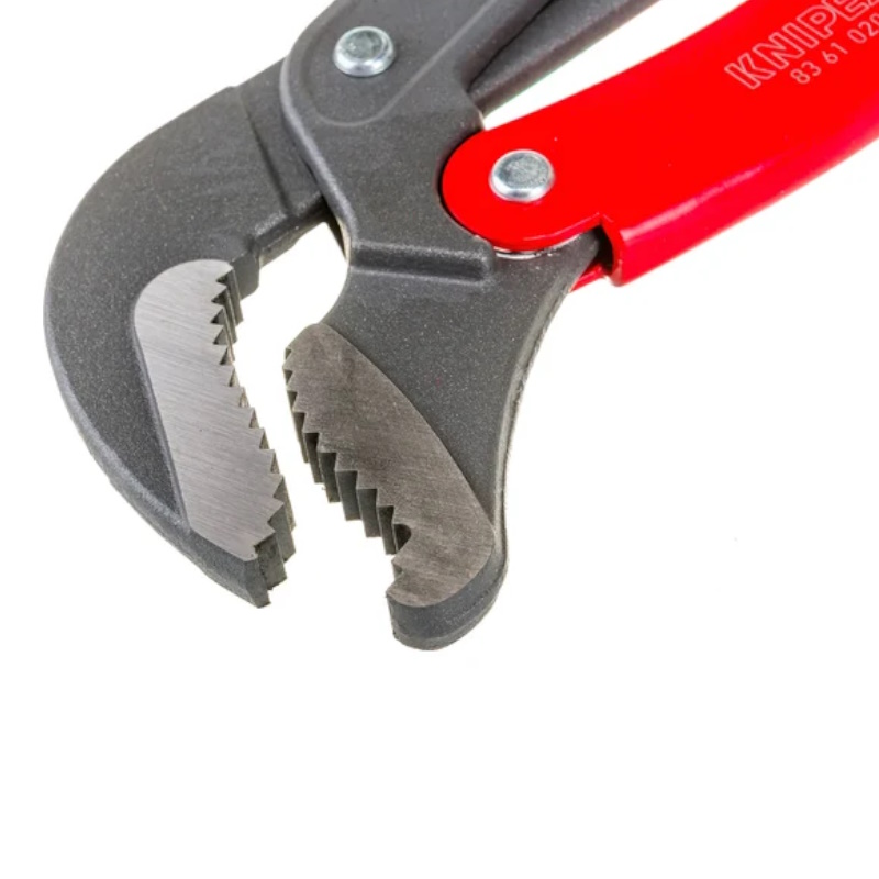 Ключ трубный Knipex KN-8361020, 2", S-образные губки, с быстрой регулировкой, зев 70 мм, длина 560 мм, серый во Владимире