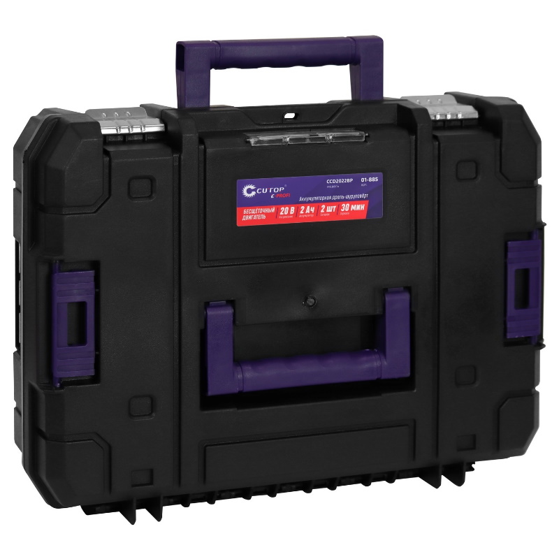 Шуруповерт Cutop E-Profi 01-885, 20В, 13мм, 2 Батареи, 2ач, З/у (кулер), пластиковый бокс  в Кинешме
