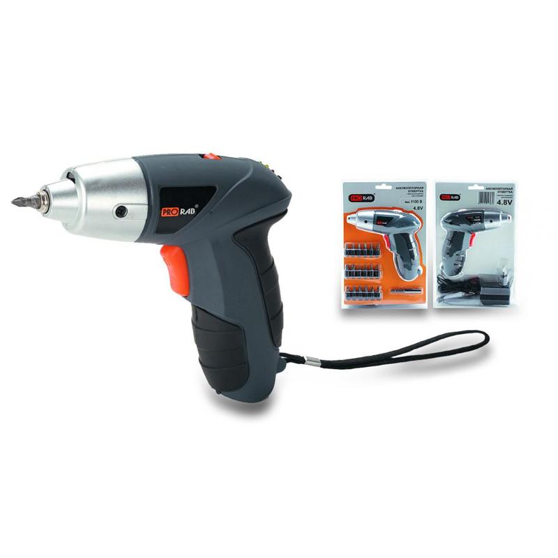 Отвертка аккумуляторная PRORAB 1100В 4.8V 180об/мин. в Костроме