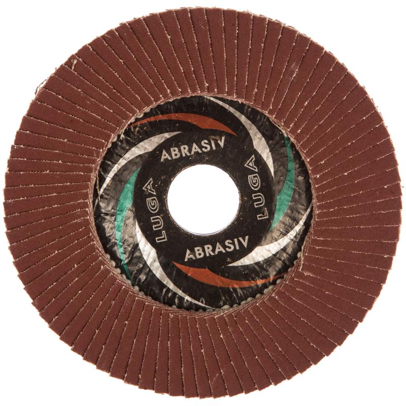 Круг лепестковый торцевой Луга-Абразив КЛТ1 D91012522140060 (125х22 мм, А220, 14А 6/Р220)