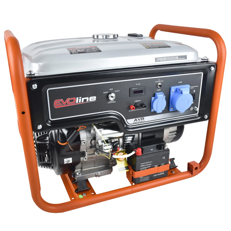 Бензиновый генератор EVOline PB 6000 E, 1T90DF604EVO
