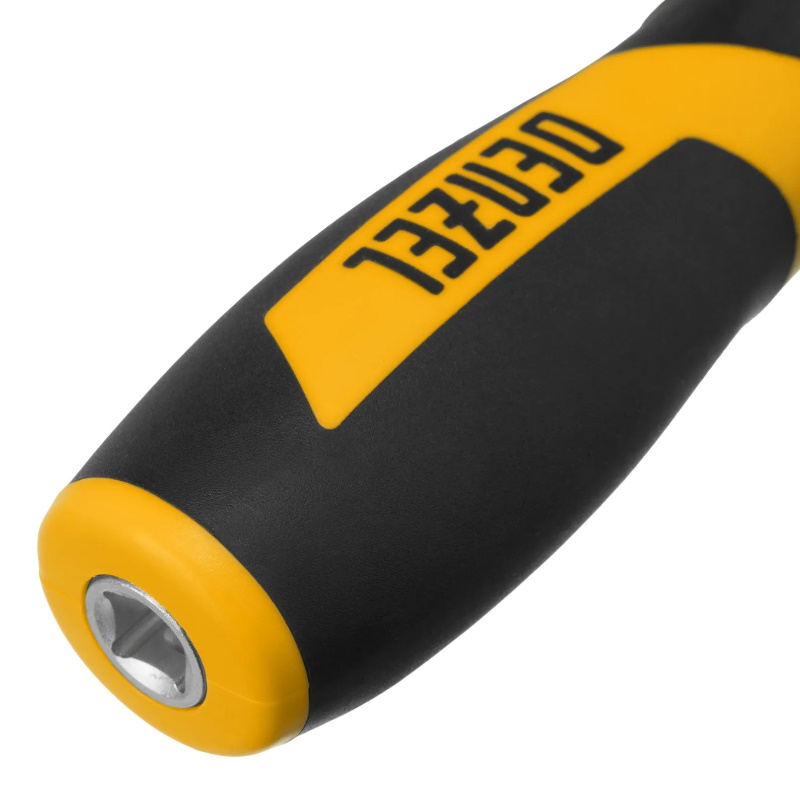 Набор инструментов Denzel 15802, 1/2", 1/4", CrV, S2, пластиковый кейс, 84 предмета в Кинешме
