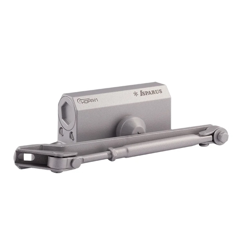 Доводчик дверной Нора-М ISPARUS 410F 18400, фиксация, от 15 до 60кг, серый в Угличе