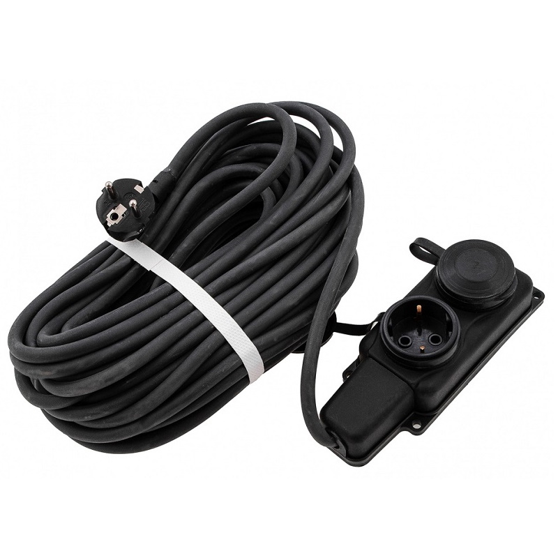 Удлинитель электрический силовой Сибртех 95882 20м 2 розетки КГ 3х15мм 16 А тип УХЗ-16 2006₽