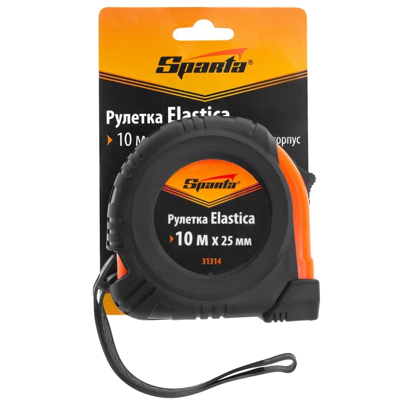 Рулетка Sparta Elastica 31314 (10м x 25мм, обрезиненный корпус) в Костроме