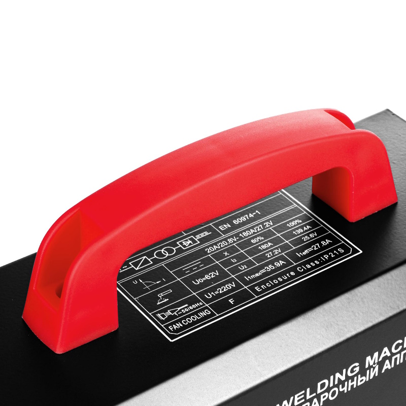 Сварочный аппарат PIT PMI180-C1 IGBT 48кВт 180А ПВ-60 ММА 16-32мм 190-250В