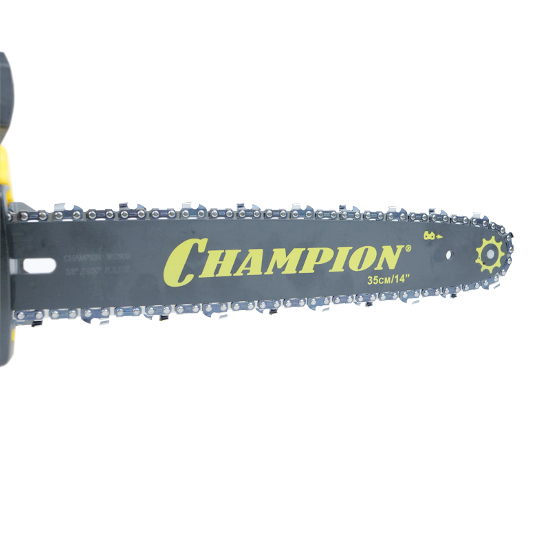 Электрическая цепная пила Champion 120-14" (2000 вт, шаг цепи 0.375 дюймов, длина шины 35 см, вес 3.78 кг)