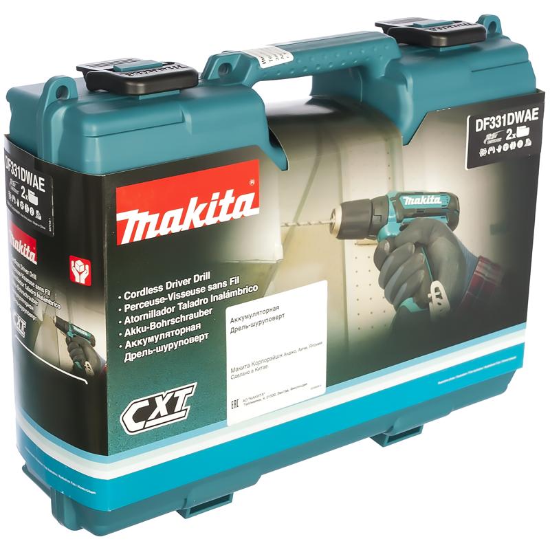 Аккумуляторная дрель-шуруповерт Makita DF331DWAE во Владимире