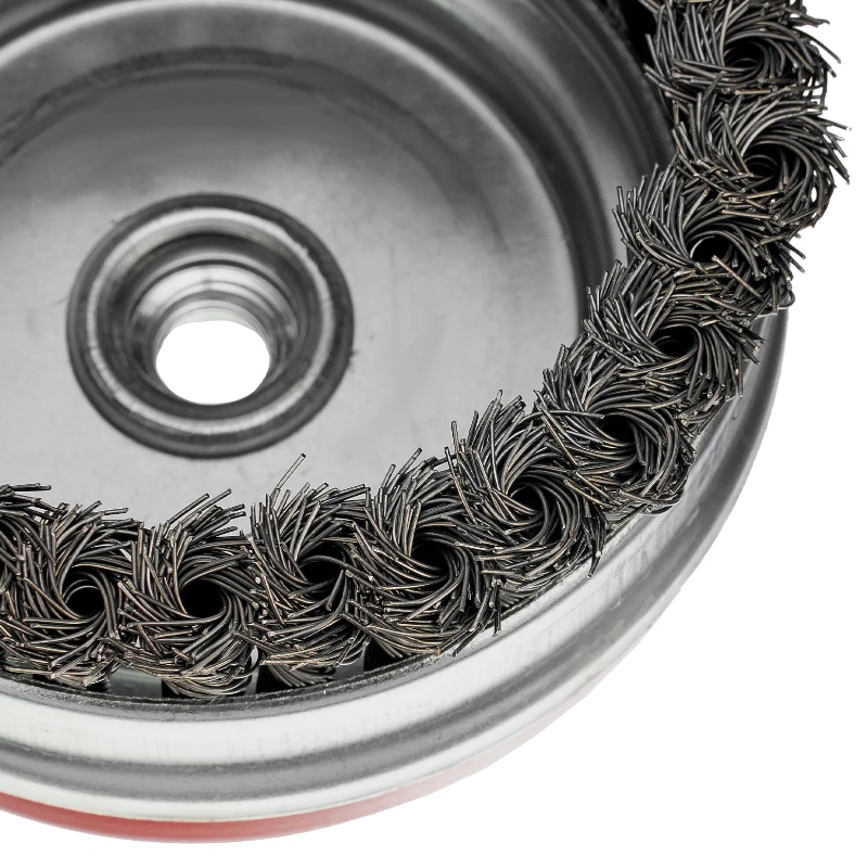 Щетка для УШМ Matrix Heavy Duty 74674, 125 мм, М14, чашка, крученая проволока 0,5 мм в Кинешме