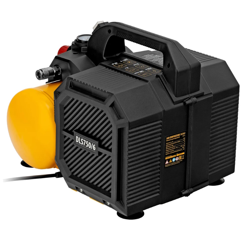 Компрессор безмасляный Denzel DLS7506 58019