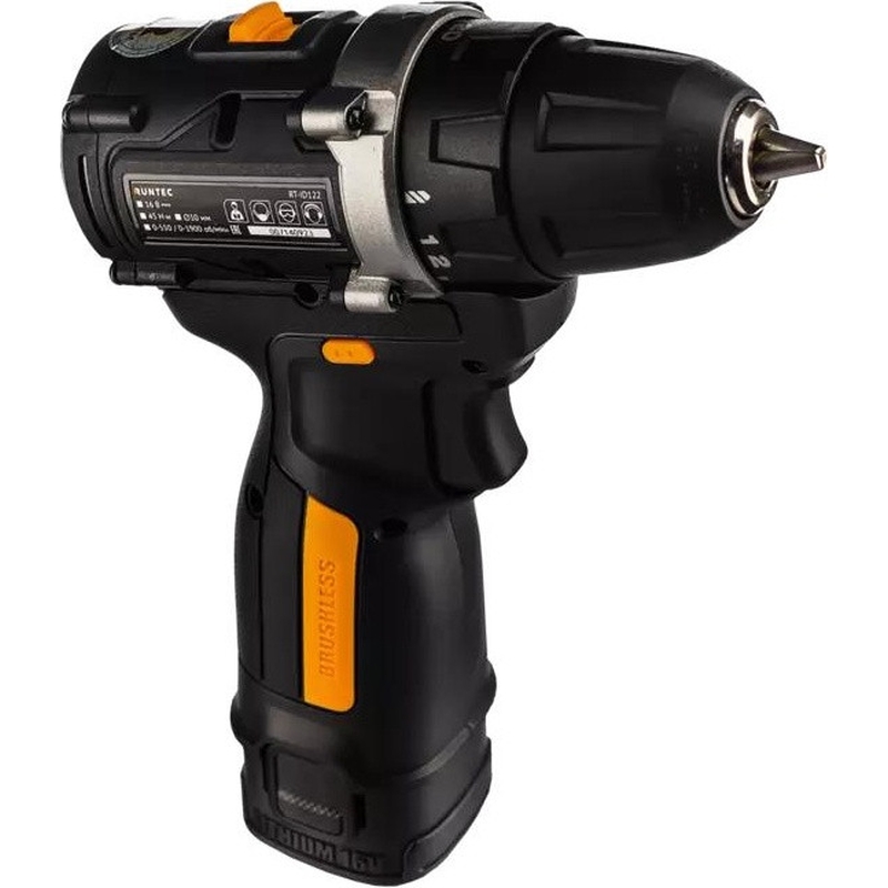 Дрель-шуруповерт Runtec PRO RT-ID122 аккумуляторная 10 мм,16В, 2*2Ач, 45Нм в Иваново