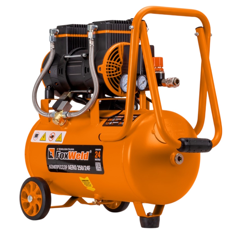 Компрессор безмасляный FoxWeld AERO 250/24F 9983